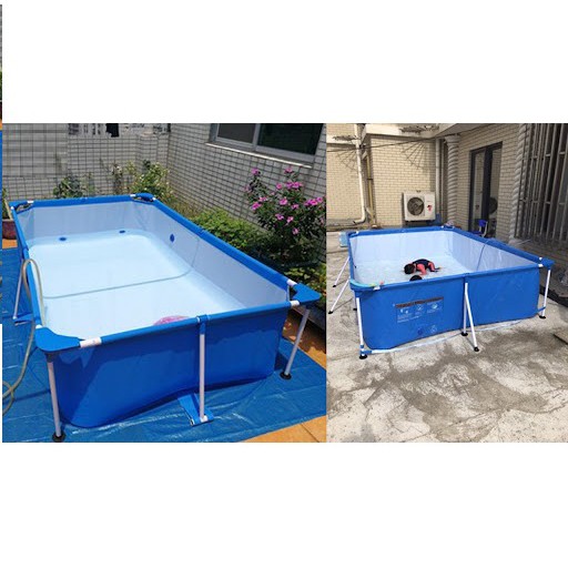 Bể bơi khung kim loại chịu lực 4mx 2m cao 81cm Bestway 56405 Bền và An Toàn + phao. bóng , máy lọc nước BH 24 THÁNG