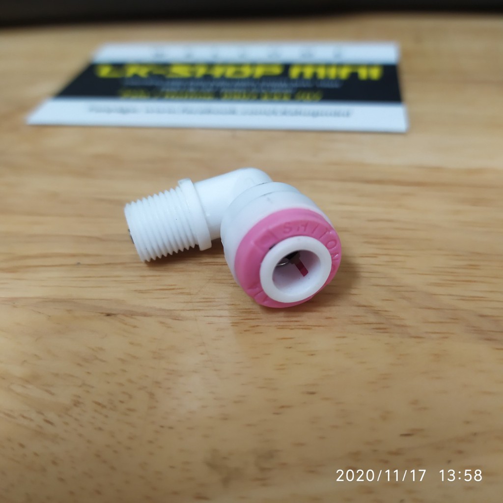 Van 1 chiều máy lọc nước RO, co van một chiều ren 10mm - nối ống phi 6mm