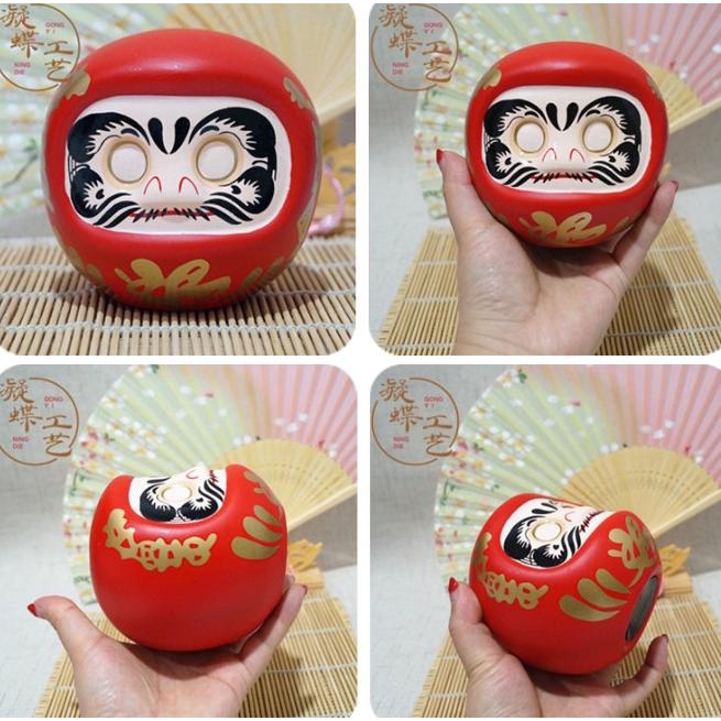 Tượng thần tài Daruma cầu tài và may mắn loại không tròng, búp bê daruma Nhật Bản | BigBuy360 - bigbuy360.vn