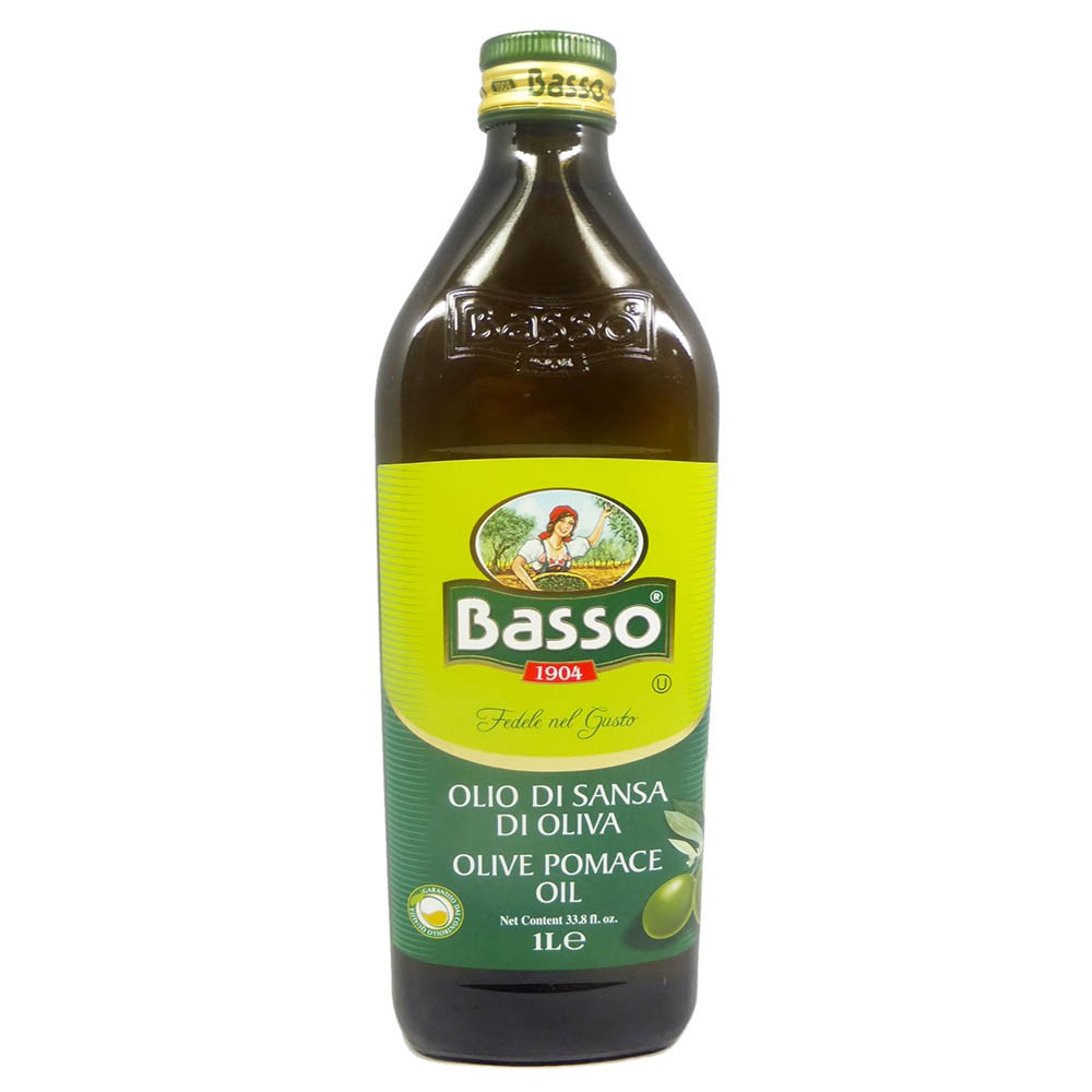 Dầu Olive Extra Virgin Basso 1000ml/ Dầu Oliu Cao Cấp 1L- Nhập Khẩu Ý