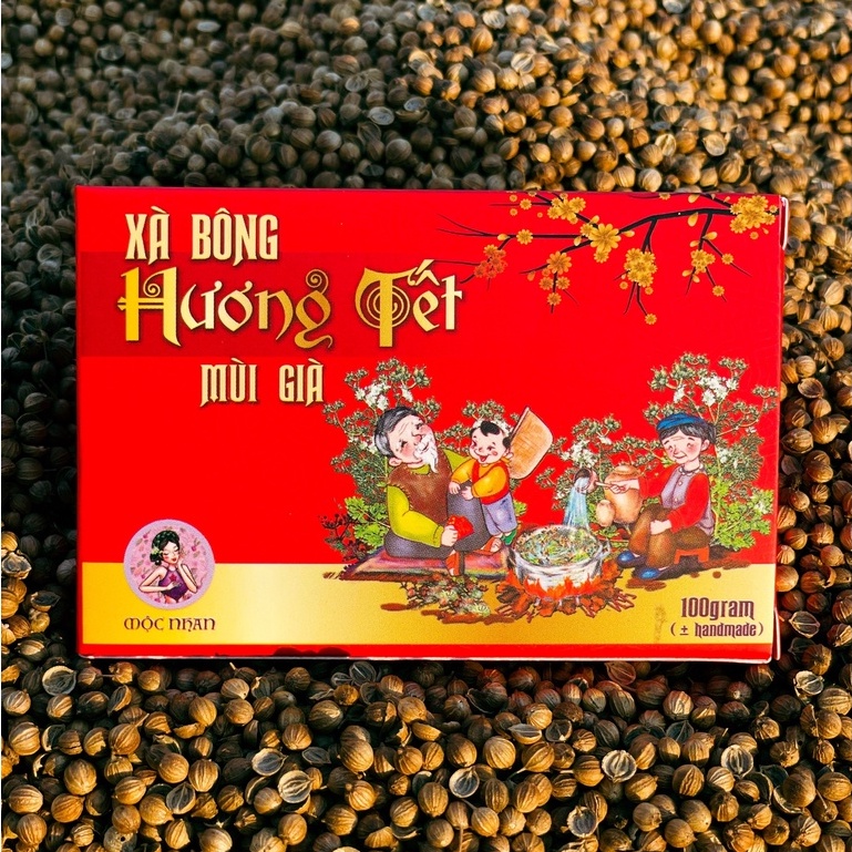 Xà bông hương tết, xà bông mùi già, dương da, thư giãn, giảm stress, Mộc Nhan Natural