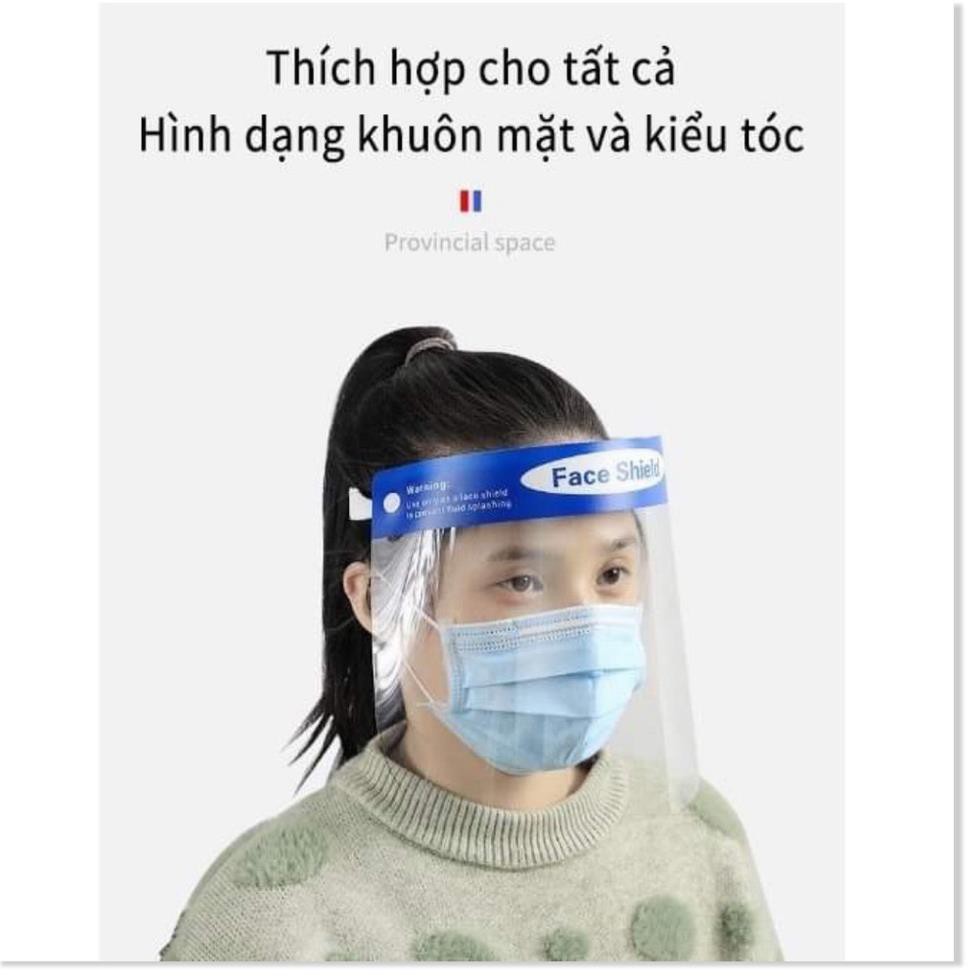 [TÂN BÌNH - GIAO HOẢ TỐC] Kính chống giọt bắn Face Shield trong suốt không mờ an toàn chống dịch