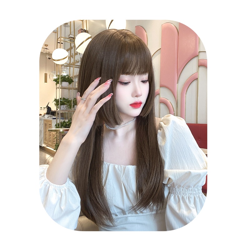 Tóc giả nguyên đầu ❤️KOTY BEAUTY❤️ tóc giả cả đầu thẳng dài cho nữ TG76