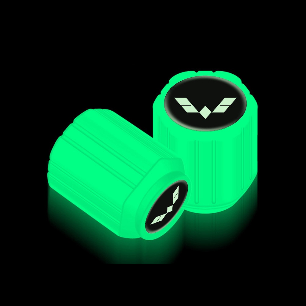 Bộ 4 Nắp Van Bánh Xe Dạ Quang