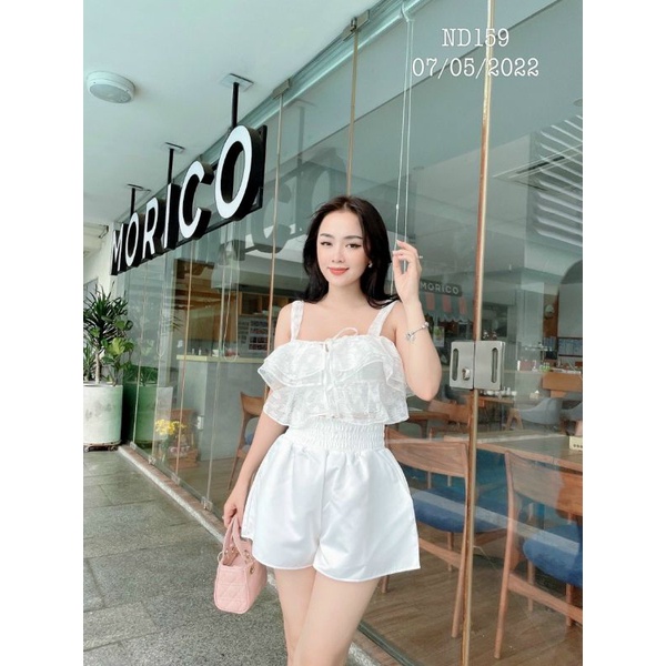Quàn short lưng thun cạp cao
