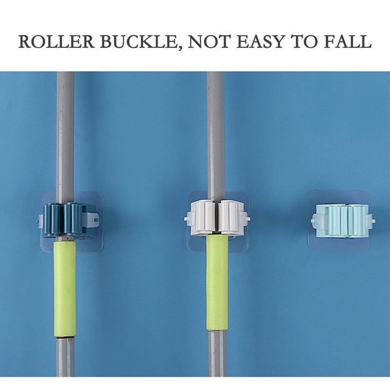 1 cái Cây lau Giá đỡ chổi treo tường Giá treo cây lau nhà Giá để đồ gia dụng Móc treo cây lau Giá đỡ nhà bếp Phòng tắm tổ chức