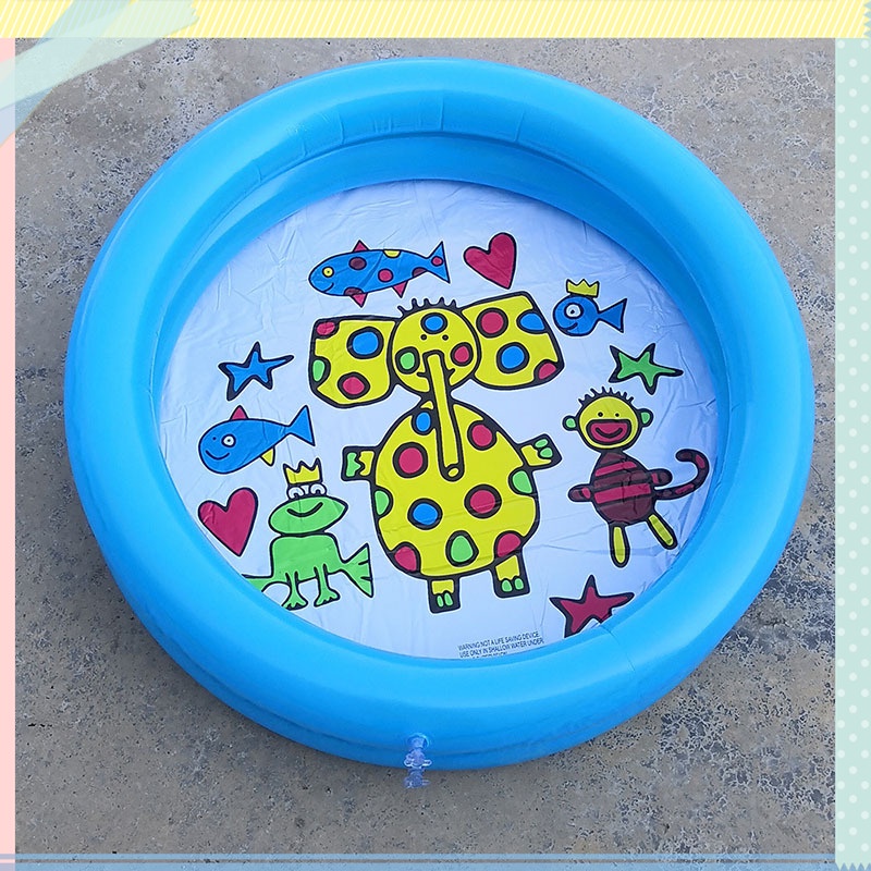 Bể bơi Bơm Hơi Hình Tròn Thiết Kế Gấp Gọn Tiện Dụng Cho Bé