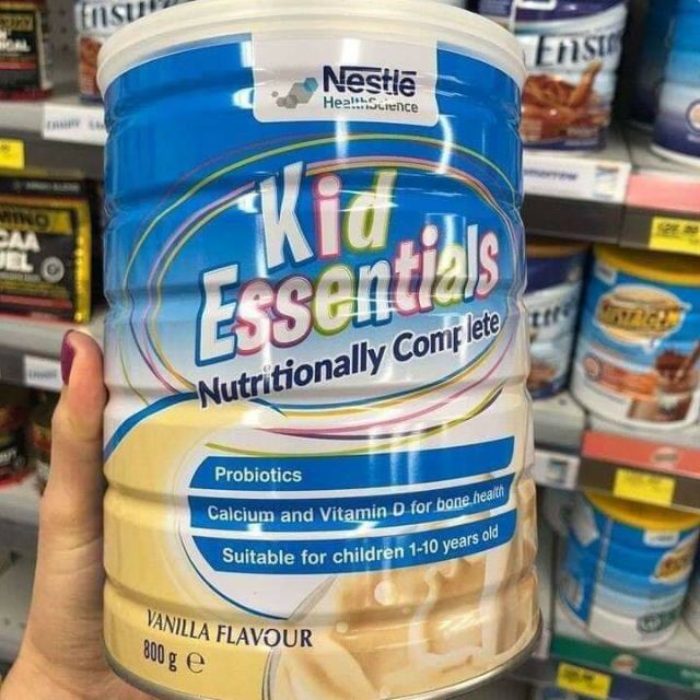 Sữa Kid Essentials Nestle 800g cho trẻ biếng ăn