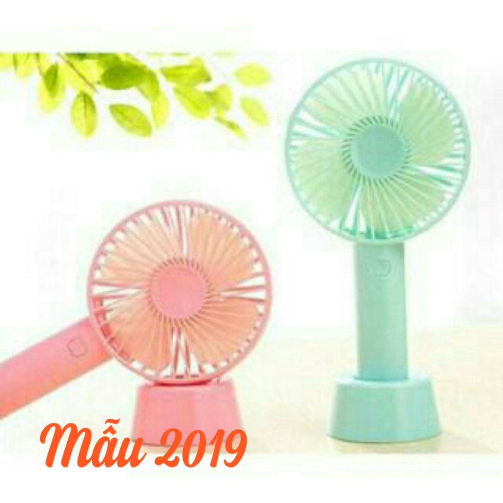 Quạt mini cầm tay,quạt cầm tay  có đế  để bàn sạc tích điện | BigBuy360 - bigbuy360.vn