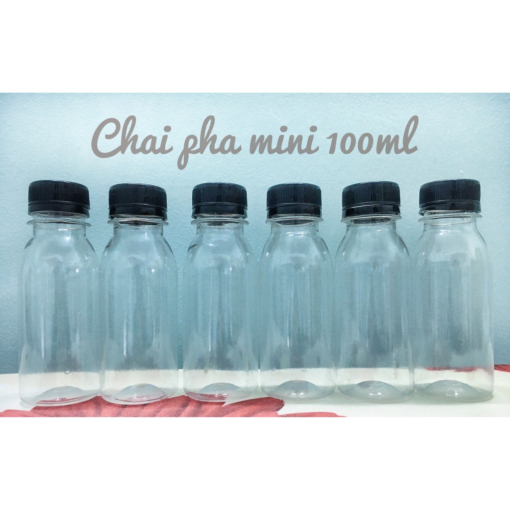 [Loại dày] CHAI NHỰA / LỌ NHỰA 100ml dùng để pha hỗn hợp Dầu gội và Tinh chất thảo mộc