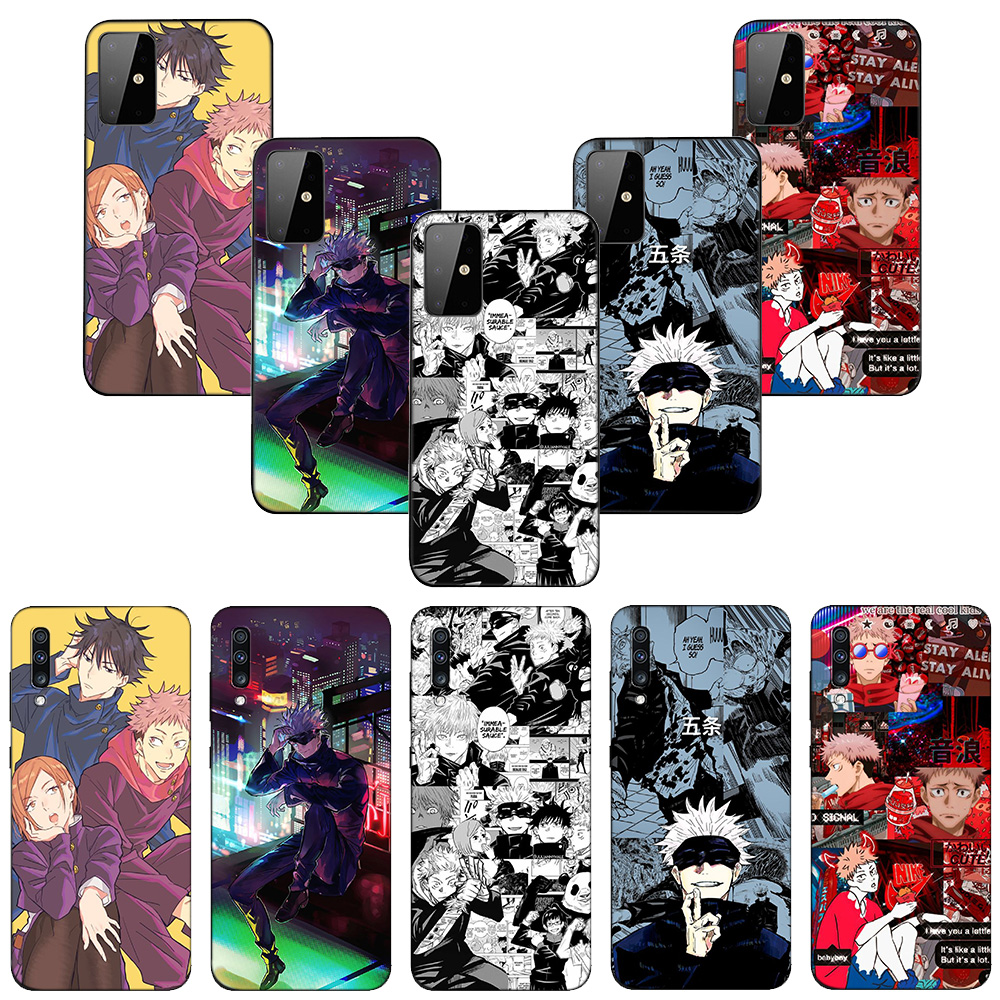 Ốp điện thoại dẻo TPU in hình Jujutsu Kaisen cho Samsung Galaxy A10 A10S A20 A20S A20E A30 A30S A40 A40S A50 A50S WC13