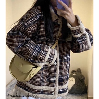 Áo khoác dạ lông cừu
