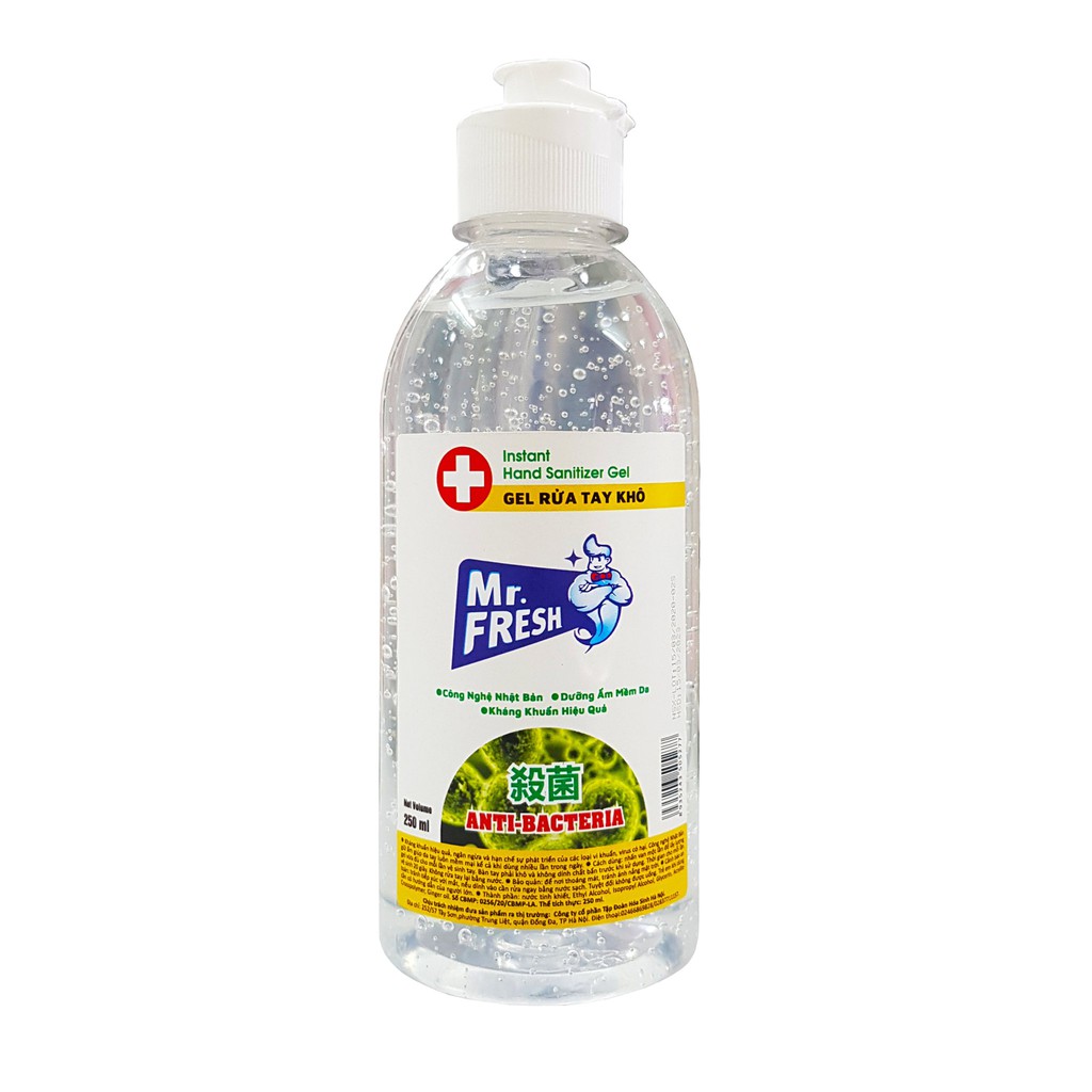 Gel rửa tay khô diệt khuẩn Mr.Fresh 250ml