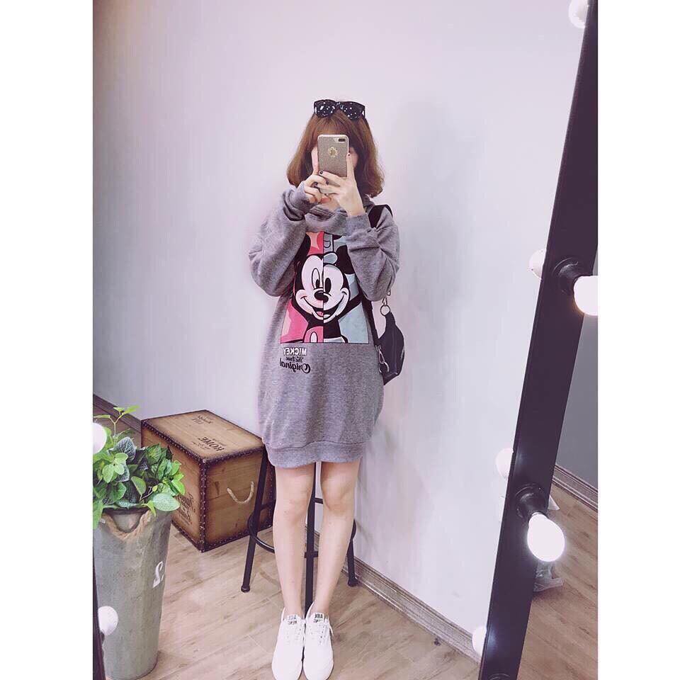 Váy nỉ bông Mickye cực cute