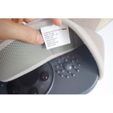 Đai Matxa Giảm Mỡ Bụng Và Toàn Thân Nikio NK-169 Tích Hợp 3in1 Rung Lắc, Xoay 360 độ, Nhiệt Đèn Hồng Ngoại - Vàng Gold