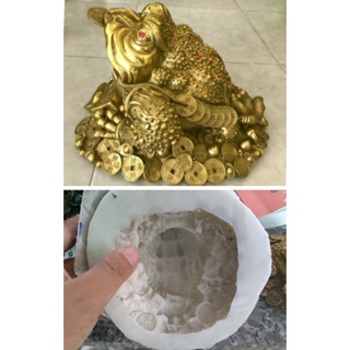Khuôn Silicon cụ cóc Phong thủy 10cm - khuôn con cóc
