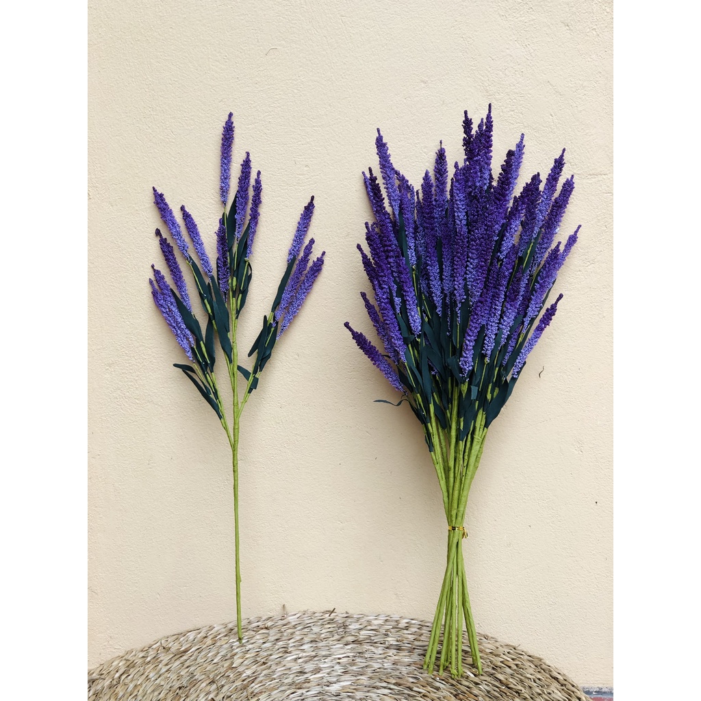 Cành hoa Lavender cắm bình siêu xinh Decor trang trí không gian sống