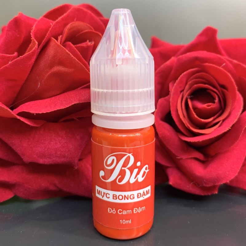 Mực Bio Bong Đậm Đỏ Cam Đậm