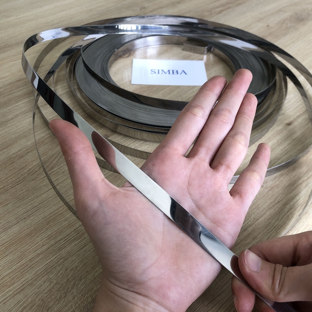 1 mét dây đai inox 10 x 0.4->0.5mm, hàng Việt Nam inox Cao Cấp, INOX 430