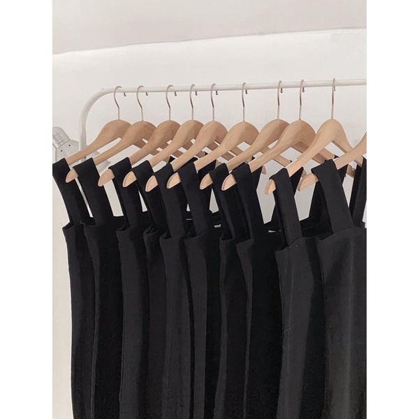 Váy Đen Body Hai Dây Bản To | BigBuy360 - bigbuy360.vn