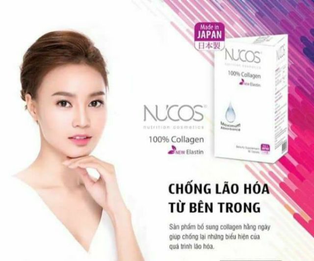 Viên uống săn chắc, ngăn tình trạng chảy xệ Nucos Collagen | BigBuy360 - bigbuy360.vn