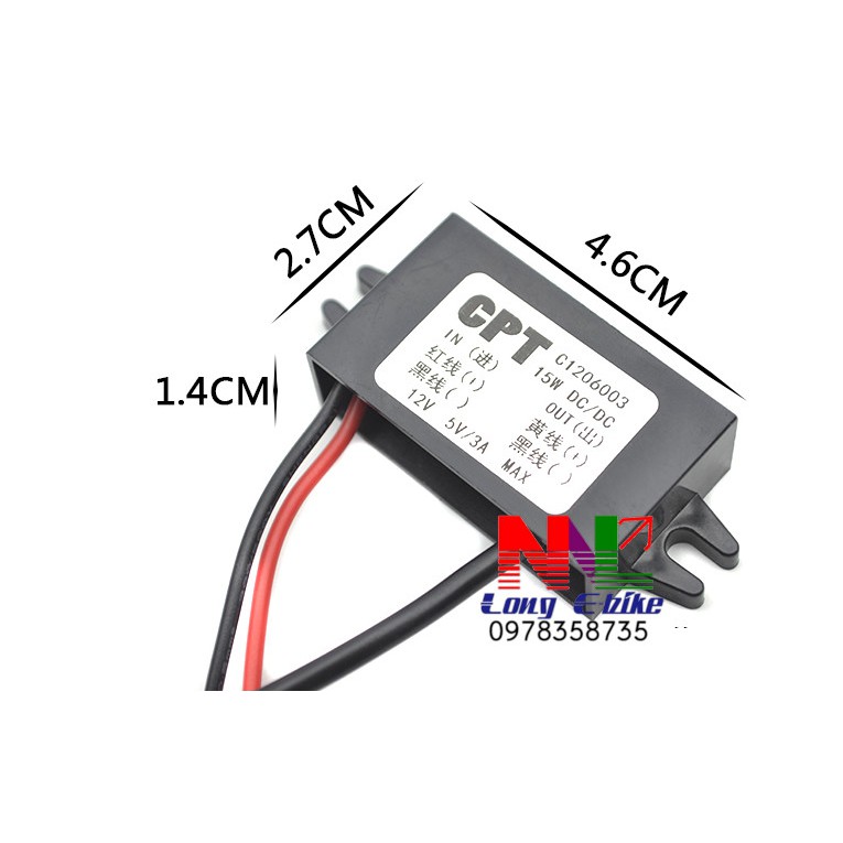 sạc điện thoại 2 cổng , chống nước