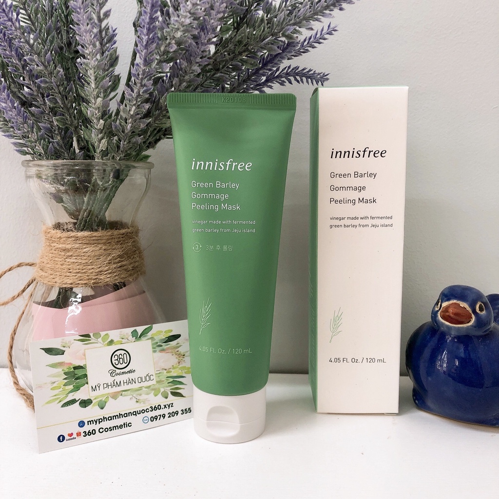 Tẩy Tế Bào Chết Từ Lúa Mạch – Innisfree Green Barley Gommage Peeling Mask 120ml