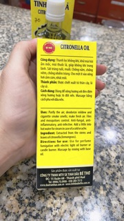 Tinh dầu sả bé thơ 50ml
