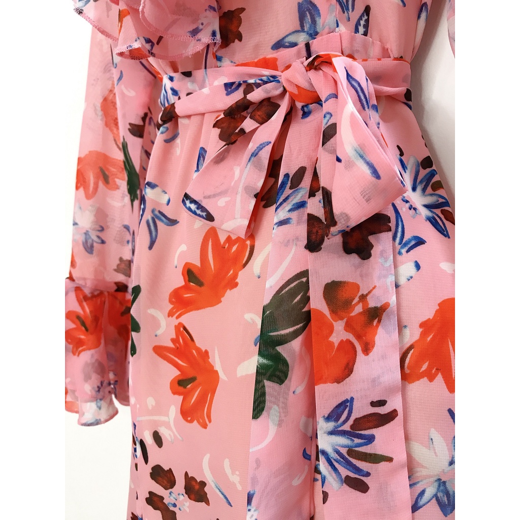 Đầm maxi hoa xuất khẩu tqxk
