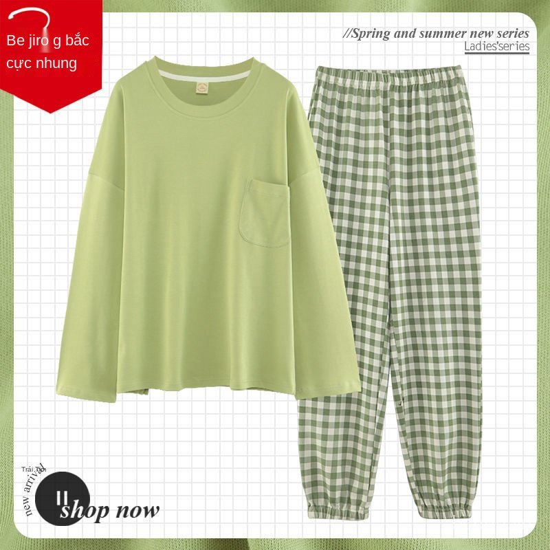 bộ ngủ nữ 20 mẫu thu đông cotton cao cấp dễ thương đồ mặc nhà | BigBuy360 - bigbuy360.vn