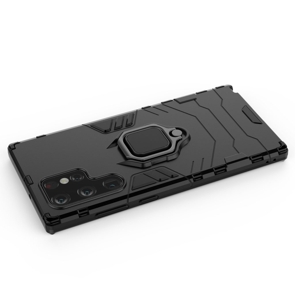 Ốp lưng Samsung S22 Ultra Iron Man Iring chống sốc giá đỡ mặt lưng bảo vệ toàn diện