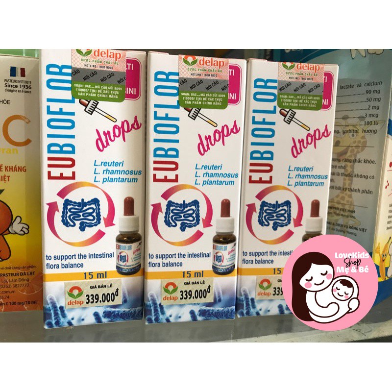 Men vi sinh nhỏ giọt - ĂN NGON - GIẢM TIÊU CHẢY - CHƯỚNG BỤNG ĐẦY HƠI - Có quà tặng kèm - Eubioflor
