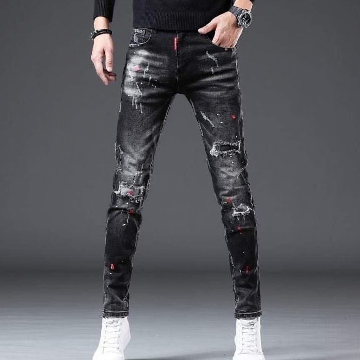 Quần Jean Nam Chất Co Giãn, Không Bai Màu, Dáng Ôm Body, Hit Hót  Thời Trang Phong Cách Luty Shop ms8511