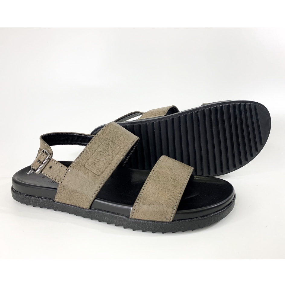 Sandal Quai Ngang Nam Nữ Học Sinh - Quai Da, Đế Chống Trơn Trượt