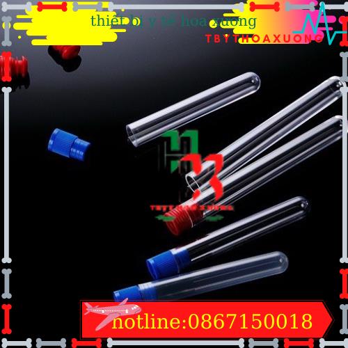 ống nghiệm nhựa PS trong suốt có nắp 5ml túi 250 cái
