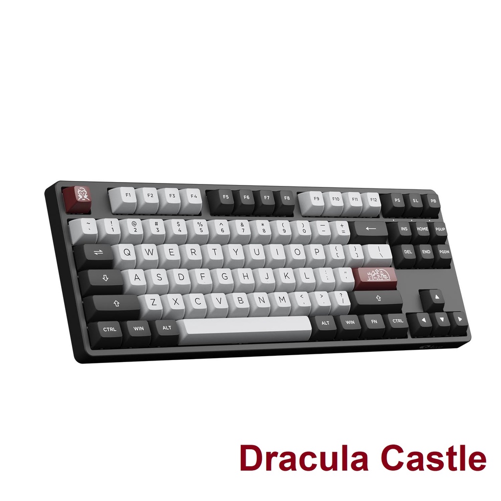 Bàn phím cơ Akko 5087B Multi-modes Dracula Castle