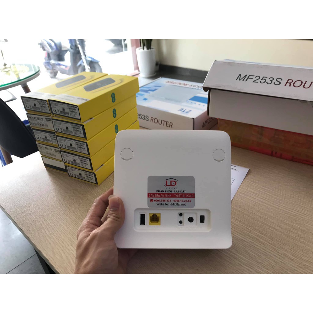 Bộ Phát Wifi 4G/LTE ZTE MF253s. Hỗ trợ 32 thiết bị truy cập cùng lúc. Có 1 cổng LAN. Phù hợp lắp đặt cho xe khách... | BigBuy360 - bigbuy360.vn