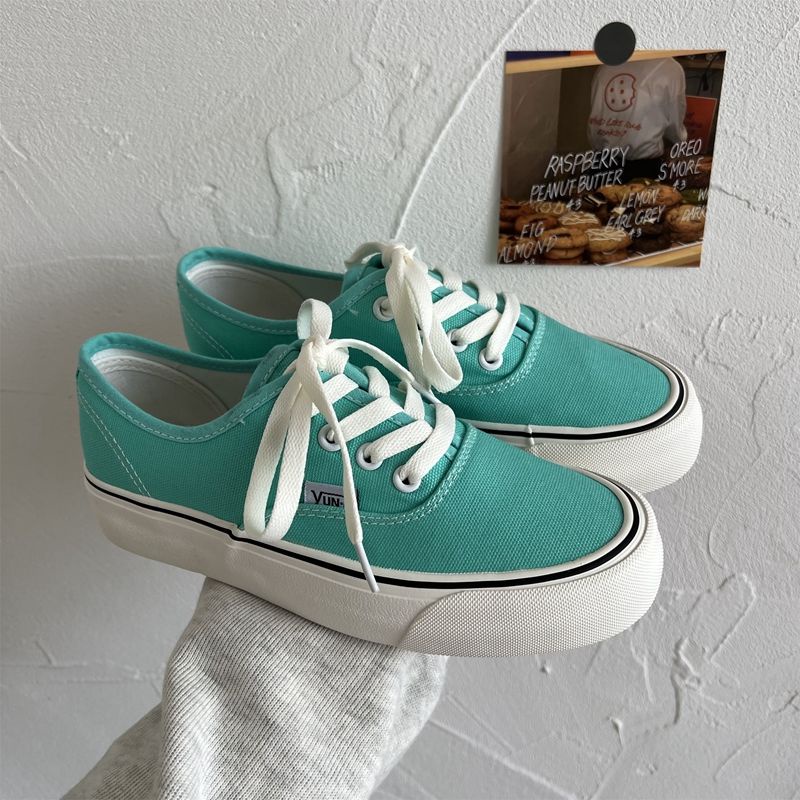 Giày Vải canvas Đế Dày Màu Sắc Kẹo Ngọt Phong Cách Cổ Điển Thời Trang Mùa Xuân Dành Cho Nữ 2022