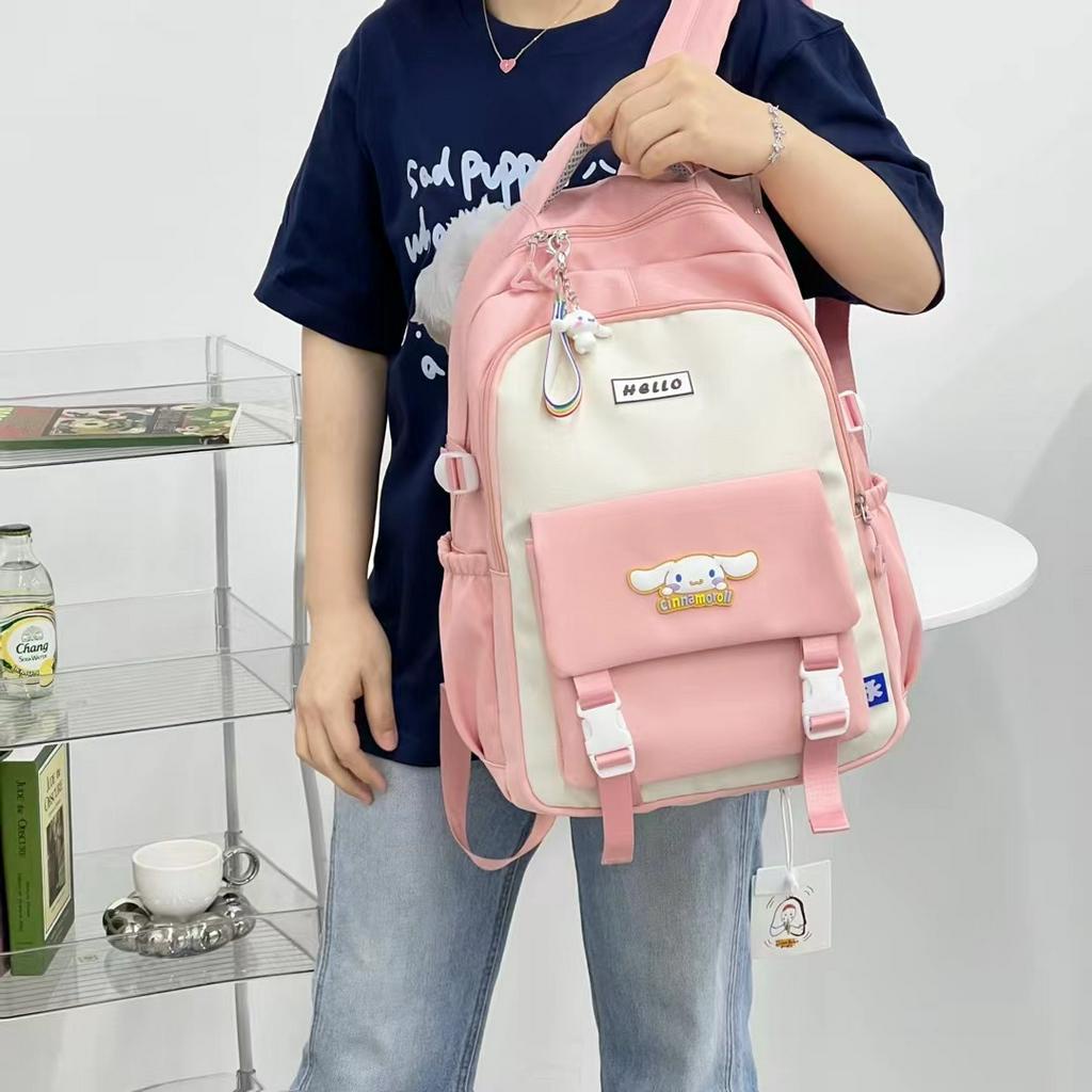 Balo ulzzang học sinh sinh viên nữ thiết kế nhiều ngăn đựng laptop đi học đi chơi thời trang cá tính FF4503
