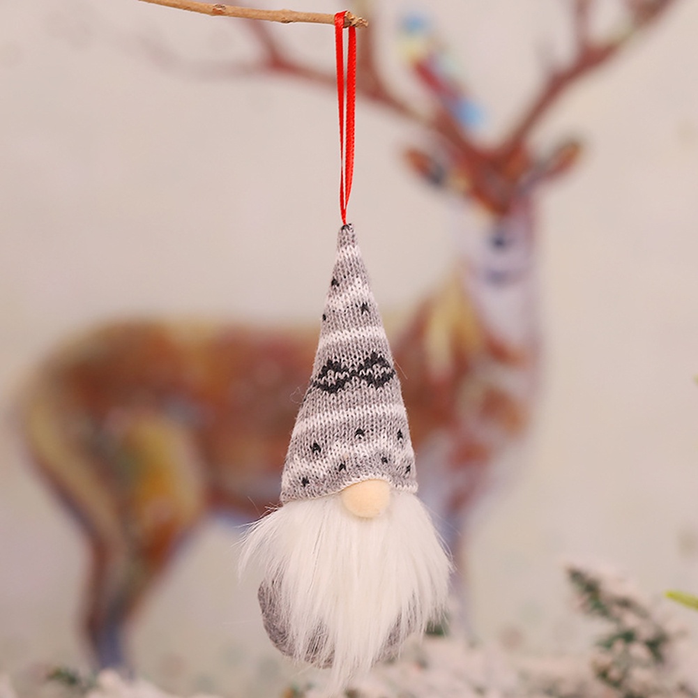 Phụ Kiện Treo Trang Trí Giáng Sinh Hình Mặt Ông Già Noel