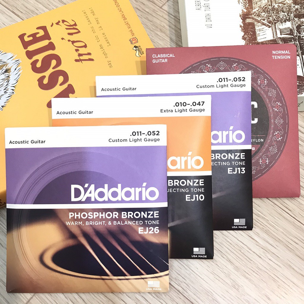 Dây đàn D'addario Classic Guitar EJ27N Normal Tension Clear Nylon ( Hàng CHính Hãng )