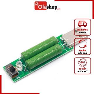 Điện trở xả pin 1A-2A cắm cổng USB