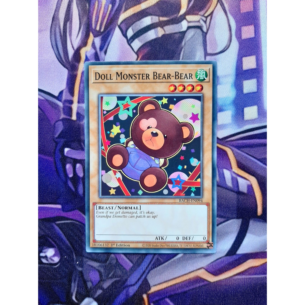 [ Đỗ Lạc Shop ] Thẻ Bài Yugioh Monster Doll Monster Bear-Bear - BACH-EN094 - Common