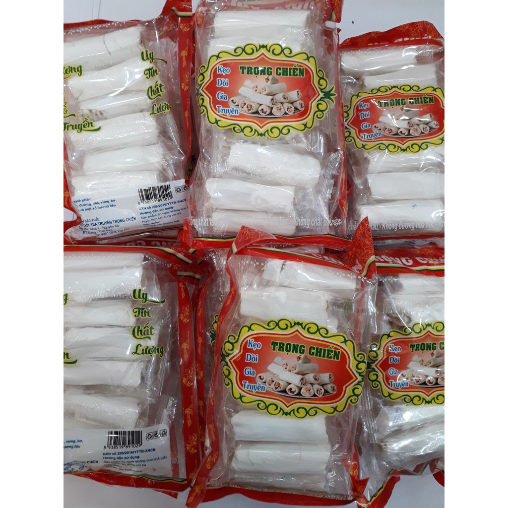 Kẹo dồi lạc vừng đặc sản Thái Bình ăn siêu ngon date mới