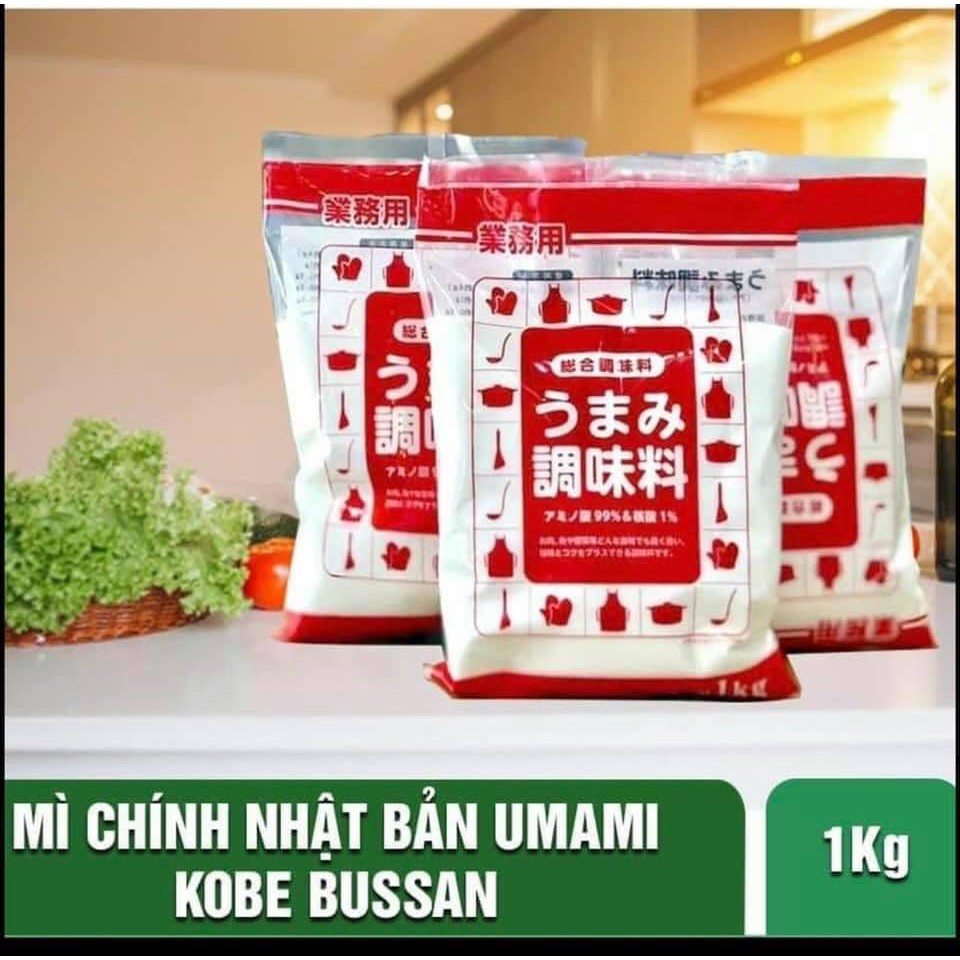 Mì chính Umami Kobe Bussan 1kg (Mì chính Umami 1kg) - hàng nội địa Nhật Bản