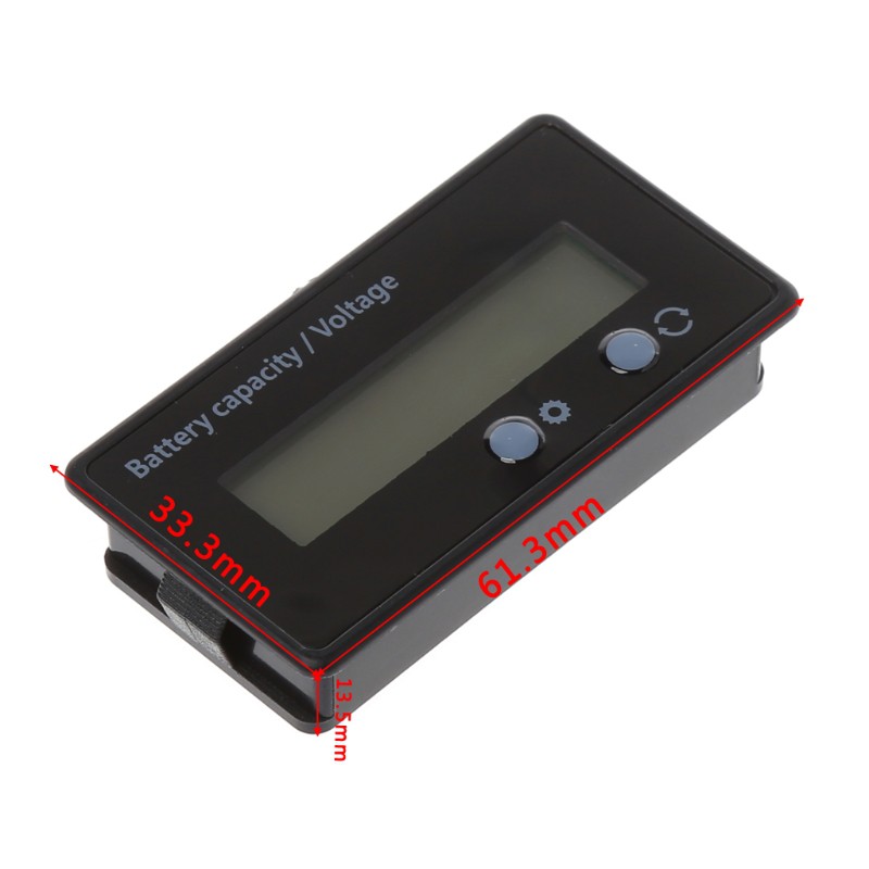 Vôn Kế Điện Tử 8-70v Với Màn Hình Hiển Thị Lcd