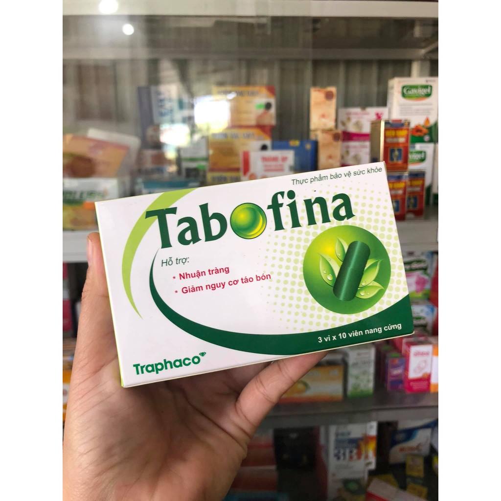 Viên Uống Tabofina hỗ trợ nhuận tràng, giảm nguy cơ táo bón - cvspharmacy