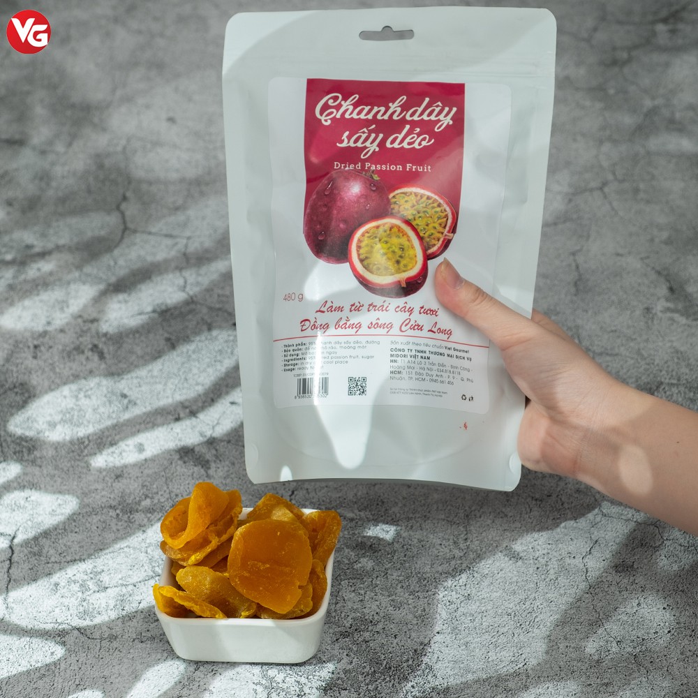 Chanh dây sấy dẻo ít đường/ Trái cây sấy dẻo vị chua ngọt thơm quả chanh leo/ ăn vặt healthy ăn kiêng quà tặng | BigBuy360 - bigbuy360.vn