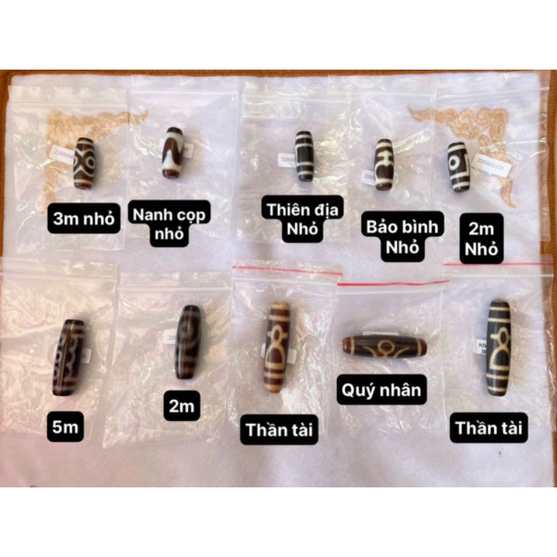 Mặt Dzi Tây Tạng đá mã não hàng VIP có kiểm định