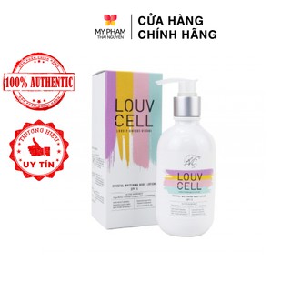 Kem dưỡng ẩm trắng da body Louv Cell Crystal Whitening Body Lotion 250ml-Kem dưỡng ẩm trắng da body L